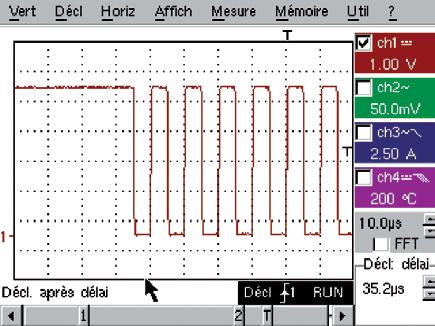 des fonctions très élaborées et souvent inédites Un OSCILLOSCOPE avec des fonctions de déclenchement complexes pour n enregistrer que le nécessaire Les OX 7000 de Metrix sont les premiers