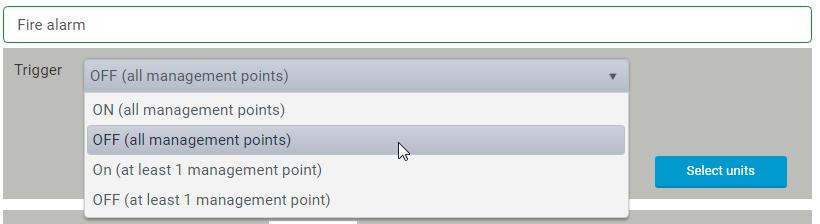 b 3 Töltse ki z új Interlocking (Reteszelés) nevét. 4 A felső részben kttintson Select units (Egységek válsztás) gombr.