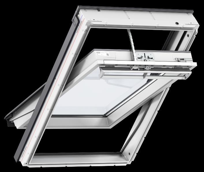 és redőnyök könnyen felszerelhetők A kapcsolóval akár 200 azonos termék (VELUX INTEGRA tetőtéri ablak) működtethető A beépített szellőzőnyílásnak köszönhetően zárt ablak mellett is friss levegő