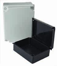 550128 550129 550130 140x140x82 1 H 5. típus Hőmérsékleti tartomány -30 C-tól +100 C-ig, rövid ideig akár kb.