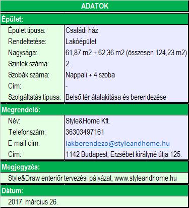 1. ELŐZMÉNYEK 1.1. Általános ismertetés A pályázat keretében a pályázat kiíró által megadott családi ház