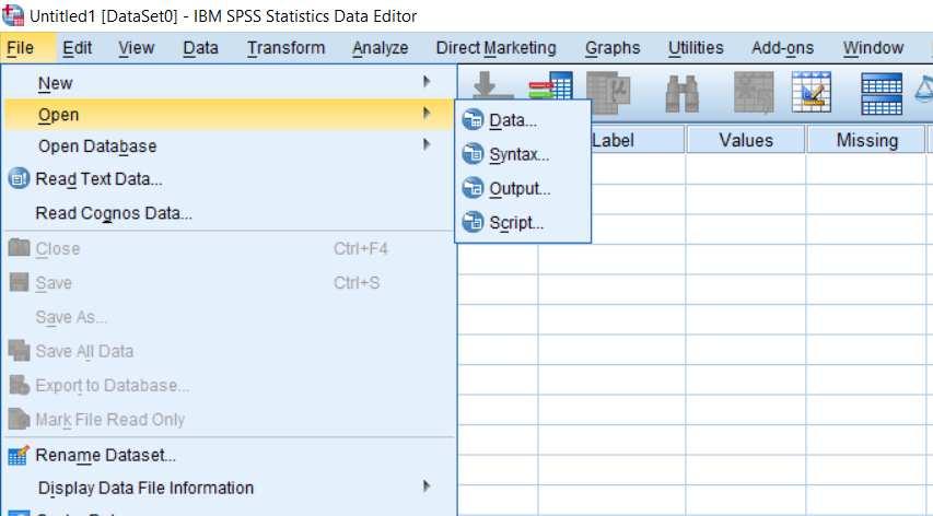 File / Data -.xls,.xlsx ) választjuk (2.
