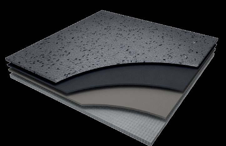 Üvegrács erősítésű réteg ADVANTAGES COMING FROM ITS STRUCTURE DURABLE: in addition to its excellent abrasion resistance it is outstandingly resistant to fatigue break as well.