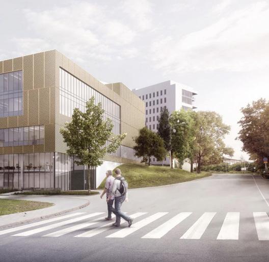 LINK arkitektur Kórháztervezés OPEN BIM alkalmazásával HOGYAN segíti a BIM a tervezési folyamat megértését és követését; Main image place könnyíti meg egy BIM elemekkel összekapcsolt információs