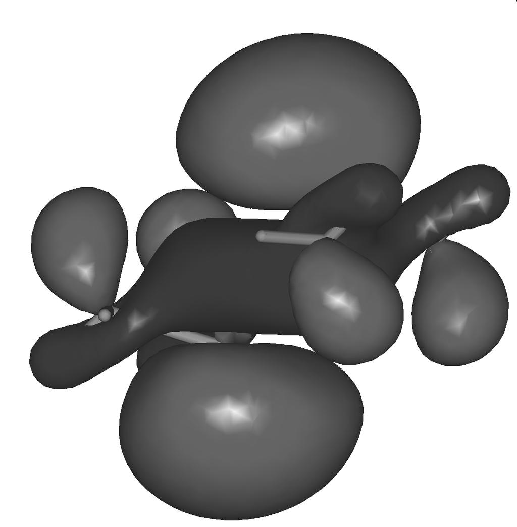 4.6. ábra: A Me4As2 anti- és gauche-konformerének n és n+ molekulapályái 4.3.