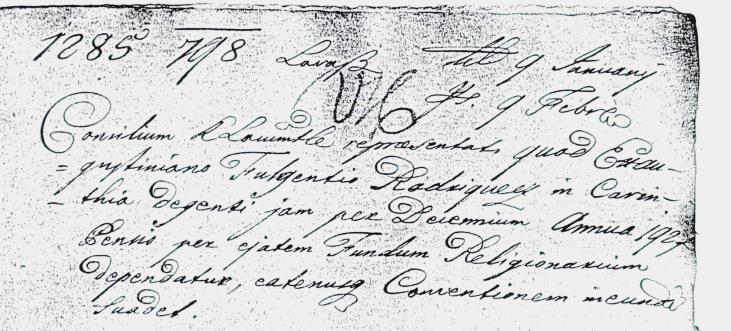 rendeleteinek visszavonása után, 1798- ban l0 év és 3 hónap
