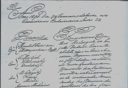 Fulgentius levelét Völkermarkból küldte Lovasberénybe gróf Cziráky
