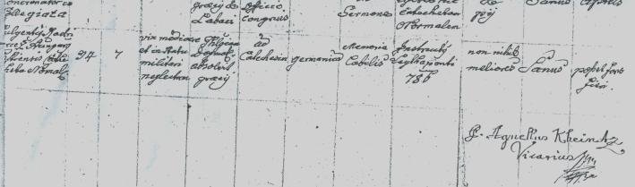 Matrikula 5 A völkermarkti szerzetesek névsora és jellemzésük A gratzi püspökség archívumából előkerült Fulgentius 1782. évi pappá szentelésének dokumentuma is 11.