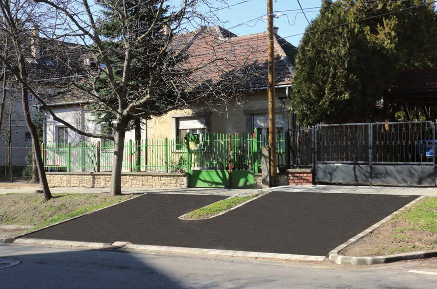 26 KÖZÖSSÉGI EGYÜTTÉLÉS ALAPVETŐ SZABÁLYAI 27 Közútcsatlakozás szabályai Közútnak minősül a járda, a csapadékvíz-elvezető árok és az úttest.
