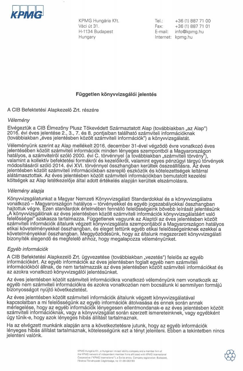 10. Az Alapra vonatkozó