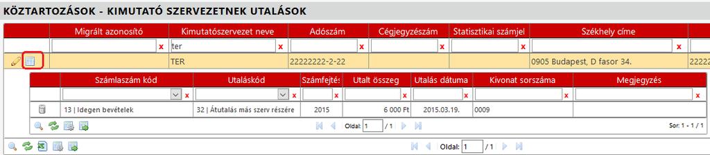 A felhozott utalások között nem jelennek meg a 10, 11 és 28 utaláskódúak, mivel azok túlfizetés rendezéséhez kapcsolódó utalások, melyeknek külön