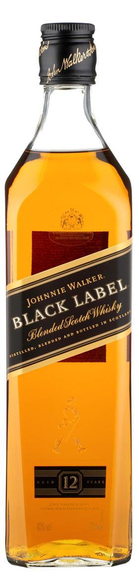 Johnnie Walker Black 0,7l A Johnnie Walker Black Label a világ legkeresettebb deluxe skót whiskyje. A szakértők a prémium blend kategória egyik csúcsának tartják.
