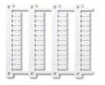 8x relével dapter TS 35 mm-es sínre szereléshez, rögzítés a relé hátánál, a 62.3x.x.xxx.xxx0 és a 62.8x.x.xxx.xxx9 típusú relékhez 062.