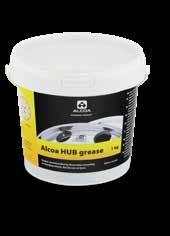 Az Alcoa kerekekhez használatos HUBgrease a felhatalmazott Alcoa Wheel forgalmazóknál szerezhetők be. Lásd a 10-8. ábrát. 10-8. ábra 5.