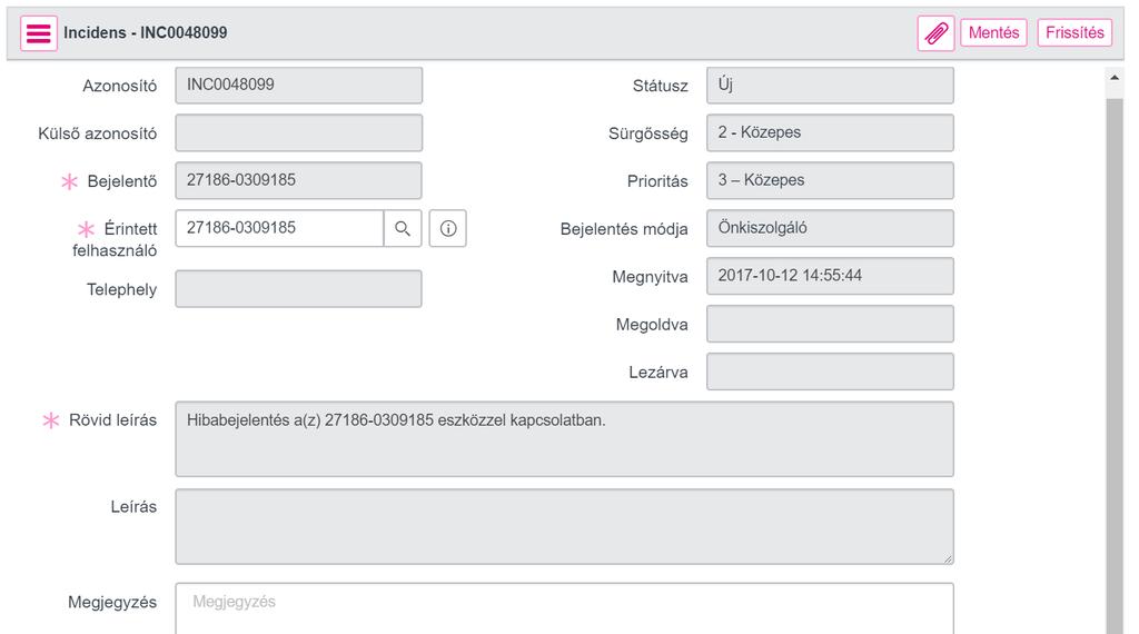 A hibabejelentés elküldését követően az ügyfélszolgálat fel fogja venni a kapcsolatot Önnel a megadott elérhetőségek (telefonszám, email cím) egyikén. IV.