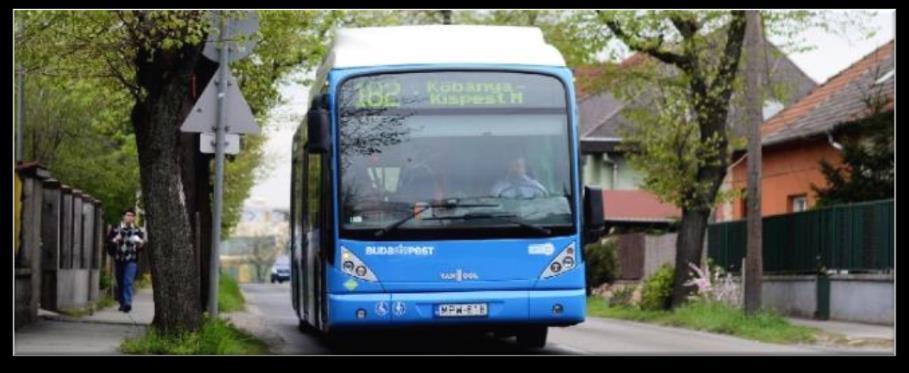 A BKV 69 db CNG meghajtású autóbuszt üzemeltet CNG 37 db