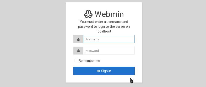 IX. Webmin IX.1. Kiszolgáló adminisztráció 63.