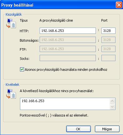 Proxykiszolgáló