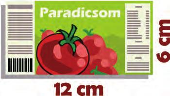 11. A HENGER FELSZÍNE ÉS TÉRFOGATA VI. 3 A képen látható címke pontosan befedi egy henger alakú konzervdoboz palástját. a) Mekkora a doboz alapkörének területe?... b) Mekkora a doboz térfogata?