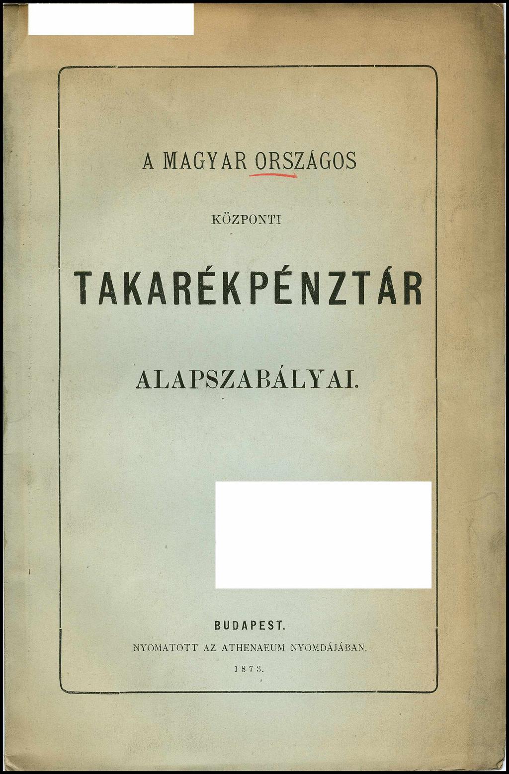 A M AGYAR ORSZÁGOS.