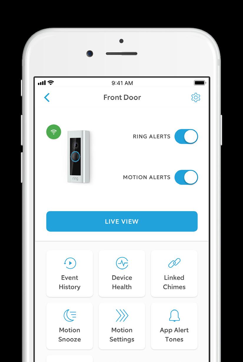 6. A Ring Doorbell Pro használata A Ring applikációban nyomjon a Ring Video Doorbell Pro-ra, hogy a beállítási