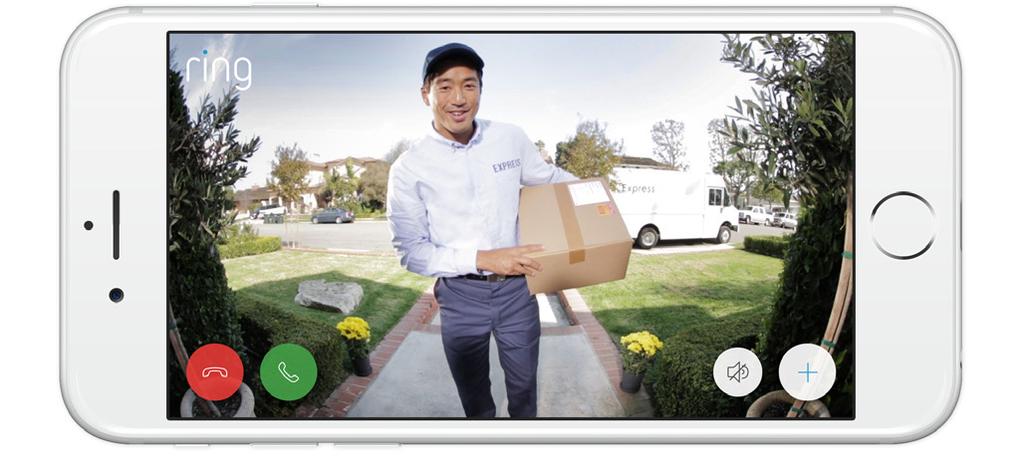 6. A Ring Doorbell Pro használata Reagálás az ajtócsengetésre Ha valaki az ajtajánál áll, az alábbi funkciókat használhatja: Kétirányú beszélgetés Beszéljen a