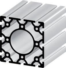 Rugalmas moduláris rendszerek, előregyártott alumínium profilok, amelyek a gyártási