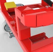 BILLENŐKOCSIK TILT TROLLEYS ÖTÖDIK KERÉK FIFTH WHEEL MECHANISM A kocsi közepére helyezett plusz kerék segítségével a kocsi könnyen irányítható.