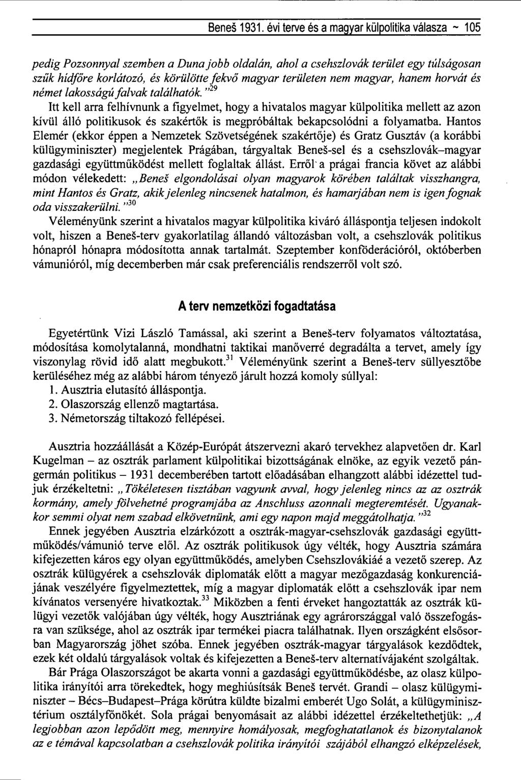 Benes 1931.