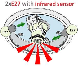 006m³/pcs space for Driver: Ø290mm x 29mm, CT=5000K Power: CC Driver 35VDC - max-0.