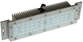 . 50W Professional LED Module with PMMA clear LENS Beam Angle: 145 (horizontal) x 70 (vertical) DC42V, max.