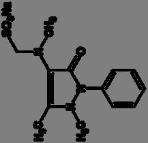 79. Noramino-fenazon 1 H NMR spektrum (MeD) 2.01 2.97 2.
