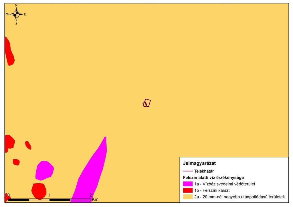 5.5.5. A felszín alatti víz érzékenysége A tervezéssel érintett terület, illetve környezete érzékeny kategóriába tartozik a 219/2004 (VII.