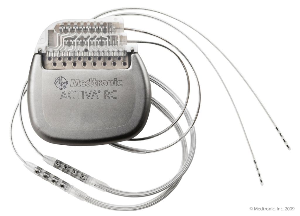connector Stretch-Coil cable extension Activa RC Deep Brain Neurostimulator www.medtronic.