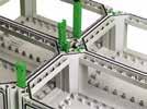 120 Összeépítő készletek: KS M20 2x3,0mm db 1/1 61192 02001 528 KS M25 2x3,0mm db 1/1 61192 02501 755 KS M32 2x3,5mm db 1/1 61192 03201 813 Ipari csatlakozó szekrények IP44 (szerelvények helye