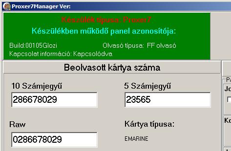 Proxer 7 Manager szoftver felhasználói leírás A Proxer7 olvasóhoz mellékelt CD-n található Proxer7Manager program az eszköz alapvető funkcióinak kipróbálását és az egyes paraméterek átállítását teszi