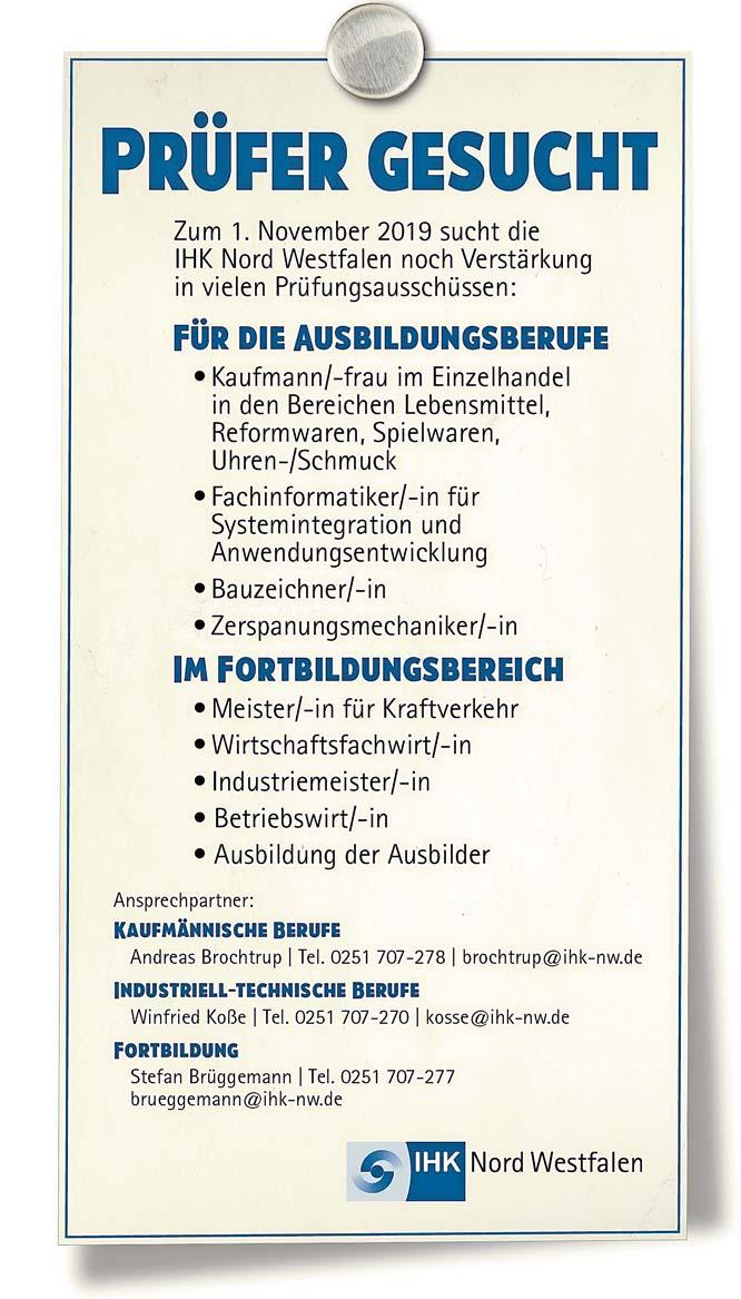 Titel Prüfer werden ihren Ehrenamtlichen kostenlose Seminare etwa zum Thema Prüfungspädagogik anbietet.