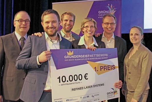 Das Preisgeld von 10 000 Euro können sie nun in die nächsten Schritte investieren.