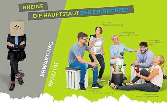 Ein mutiger und eigenwilliger Weg, sich bei den Fachkräften in Szene zu setzen.
