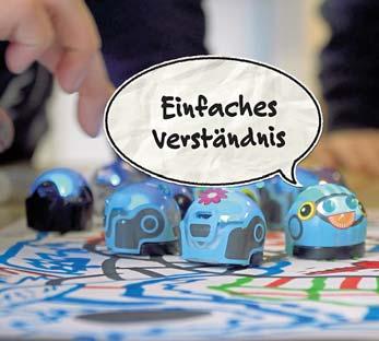 VerlagsSpezial Der Wirtschaftsraum Steinfurt Roboter für den Unterricht Statt klassischer Spielfiguren flitzen Bluebots und Ozobots scheinbar wie von Geisterhand auf vorgezeichneten Linien auf dem