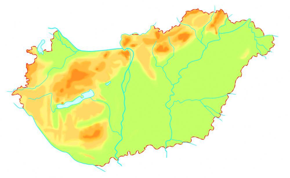 7. 2. 3. 4. 5. 6. 1. b) Nevezzétek meg a számmal megjelölt álló- és folyóvizeket! 7 pont 1. 2.. 3.. 4... 5. 6.. 7. 6. a) Színezzétek Magyarország megyéinek térképén az alábbi megyéket a megadott színekkel!