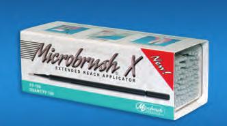 Segédeszközök Microbrush X (MICROBRUSH) Vékony, hosszúfejű applikátor, segítségével a