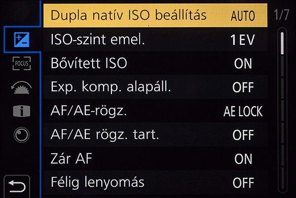 képfeldolgozó processzor felé, így az ISO 80-800 közti jelet az alap áramkör szolgáltatja, míg az ISO 800 fölötti tartományért egy alacsony zajszintű áramkör felel.