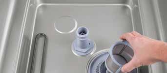 hagomat GL Pohármosogató hagomattechnologies smartdoor A dupla falú nemesacélból készült ajtó miatt hagomat mosogatógépe különösen halkan üzemel.