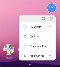 95 Alkalmazásokkal való munka Alkalmazásokkal való munka Alkalmazás-parancsikonok Az Android 7.