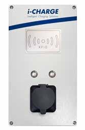 w i-charge Mini Online EMPUBM16O W Műszaki adatok 1 csatlakozási pont, Typ2 11kW vagy 22kW Integrált DC hibaáram felügyelet (RCMU) Integrált modem és OCPP 1.
