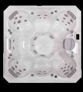 1 hangrendszer Aromaterápia 1900 1800 850 mm 4 ülőhely 280 kg/790 l WPS 1 25A 230V/50Hz vagy 3 16A 400V/50Hz 1 10A 230V/50Hz 30 db (csuklómasszázs 2 ülőhelyen) 3 db 3 LE egysebességes W-EC motor