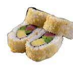 sushi tekercs, tempura morzsával I / O MAKI / FOTOMAKI -