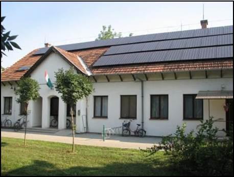 Hazai közösségi napenergiás kiserőmű (50-499 kw) - kb. 8-10 éves megtérülési idő, utána 20-25 évig jövedelem - Közösségi: cég v.