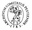november 27. (csütörtök) Helyszín: MNL Pest Megyei Levéltára 1097 Budapest, Vágóhíd u. 7.